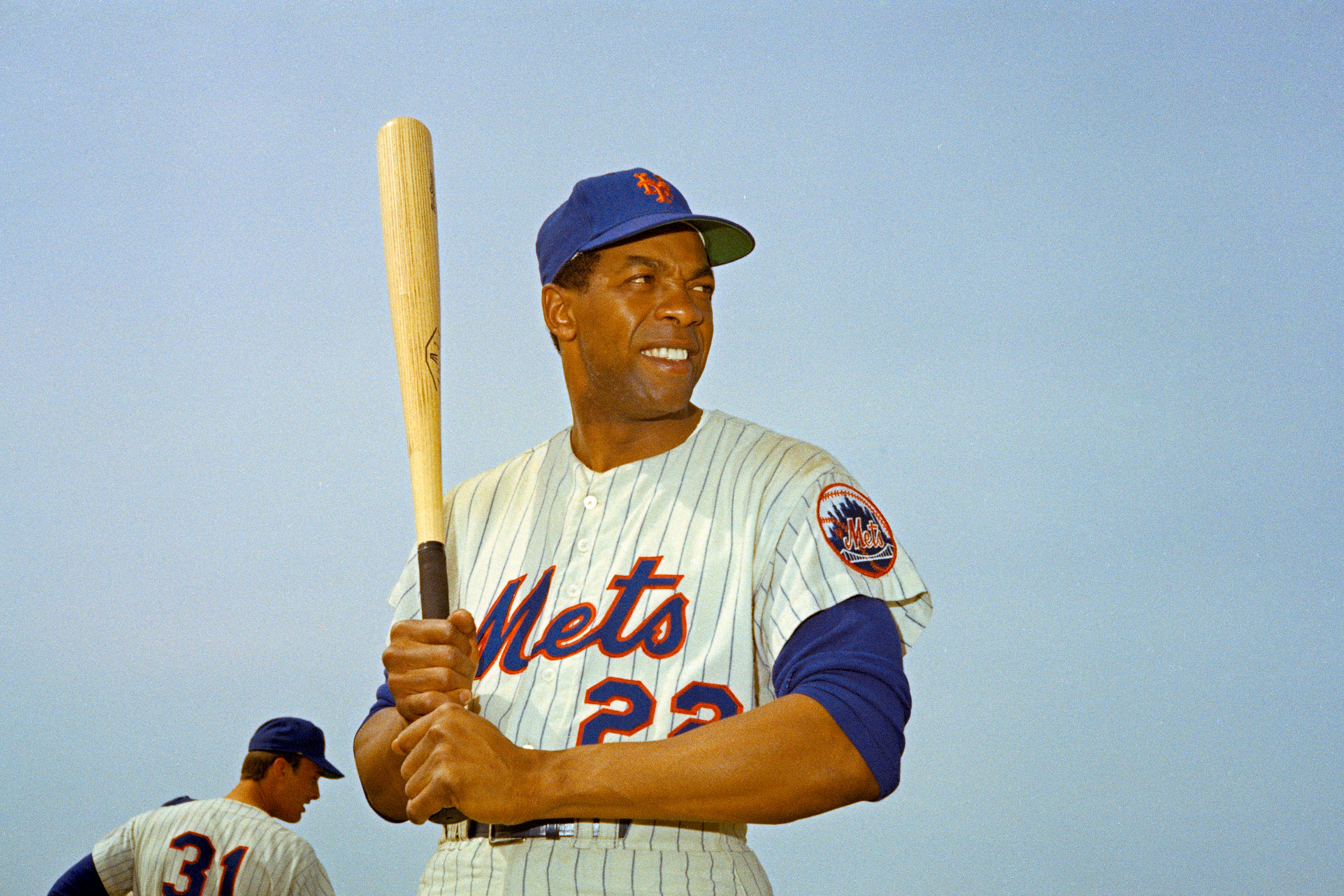 Donn Clendenon graduated as a letterman in nine sports at Atlanta's Booker T. Washington High School before rejecting a scholarship to UCLA to stay home and attend Morehouse College. In the 1969 World Series, Clendenon batted .357 (5-for-14) with three home runs and four RBI for the Mets and was named World Series MVP. (AP 1969)