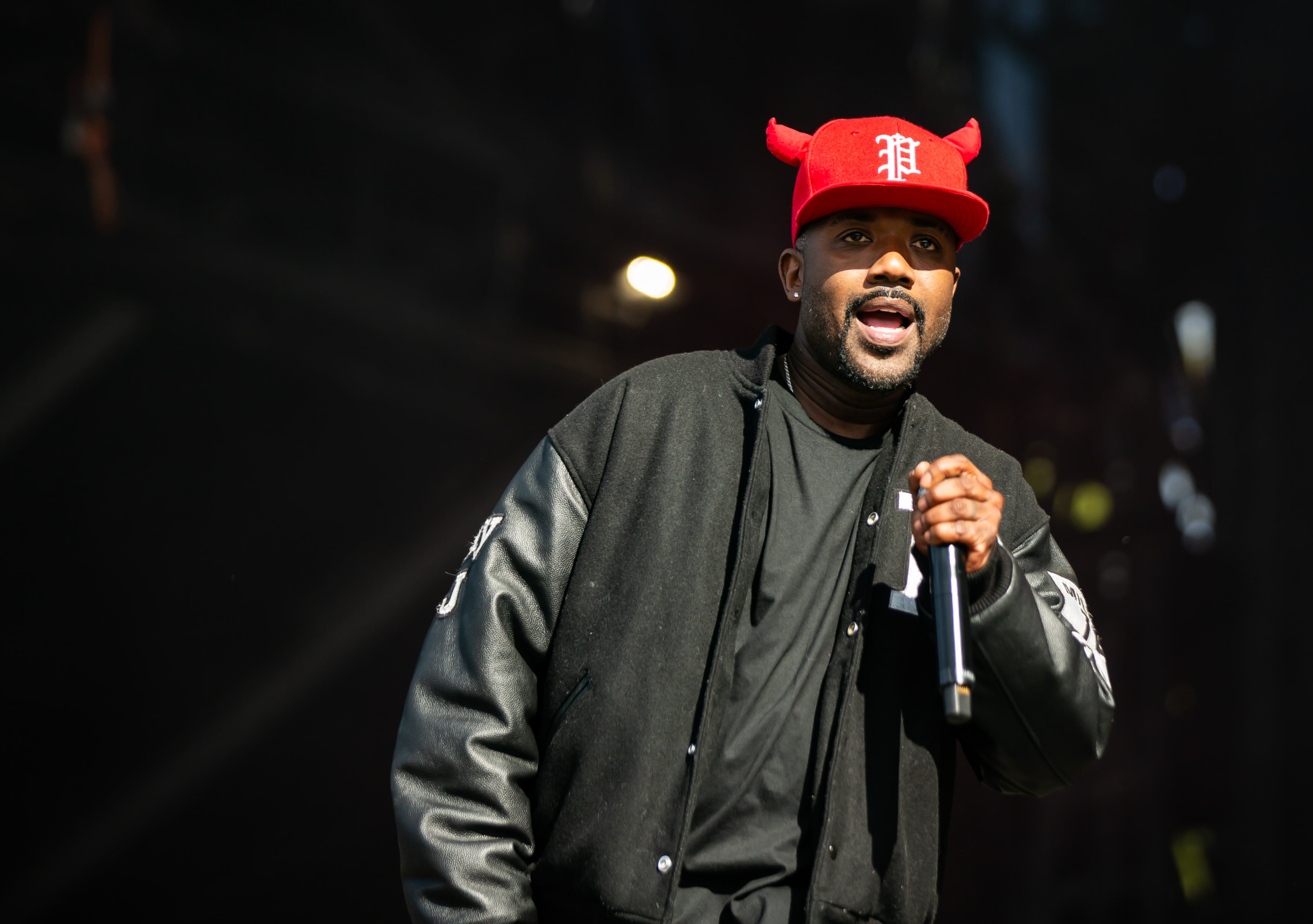 R&B 2000, featuring RSVP, played an early set of slow jams by members Ray J (pictured), Sammie, Bobby V and Pleasure P at One Musicfest on Saturday, Oct. 25, 2025, at Piedmont Park in Atlanta. (Ryan Fleisher for the AJC)