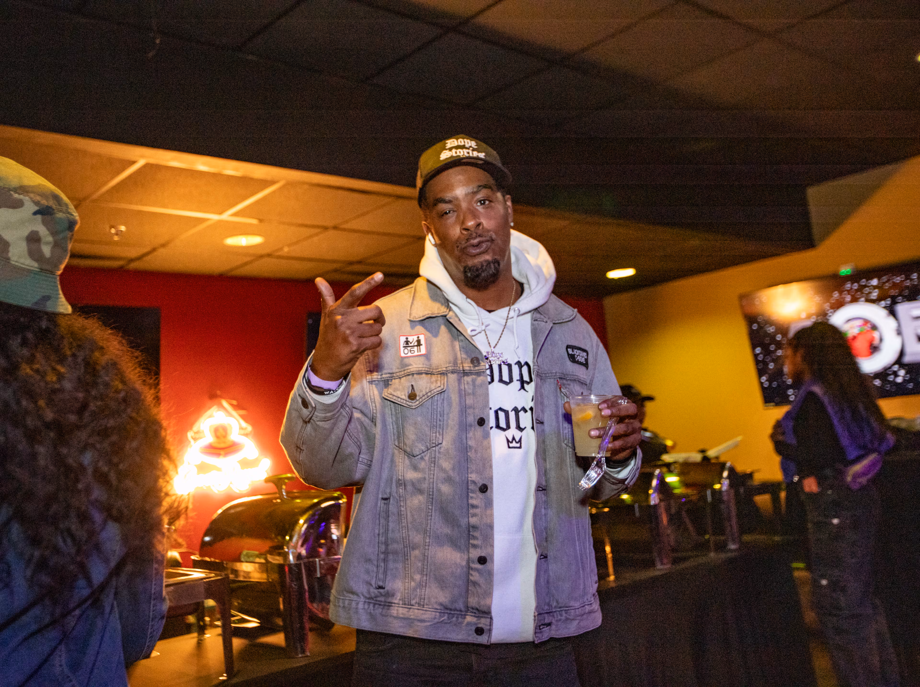 BlackOwned C-Bone said he wishes they'd had the special edition MARTA bus when they were touring. (Jenni Girtman for the AJC)