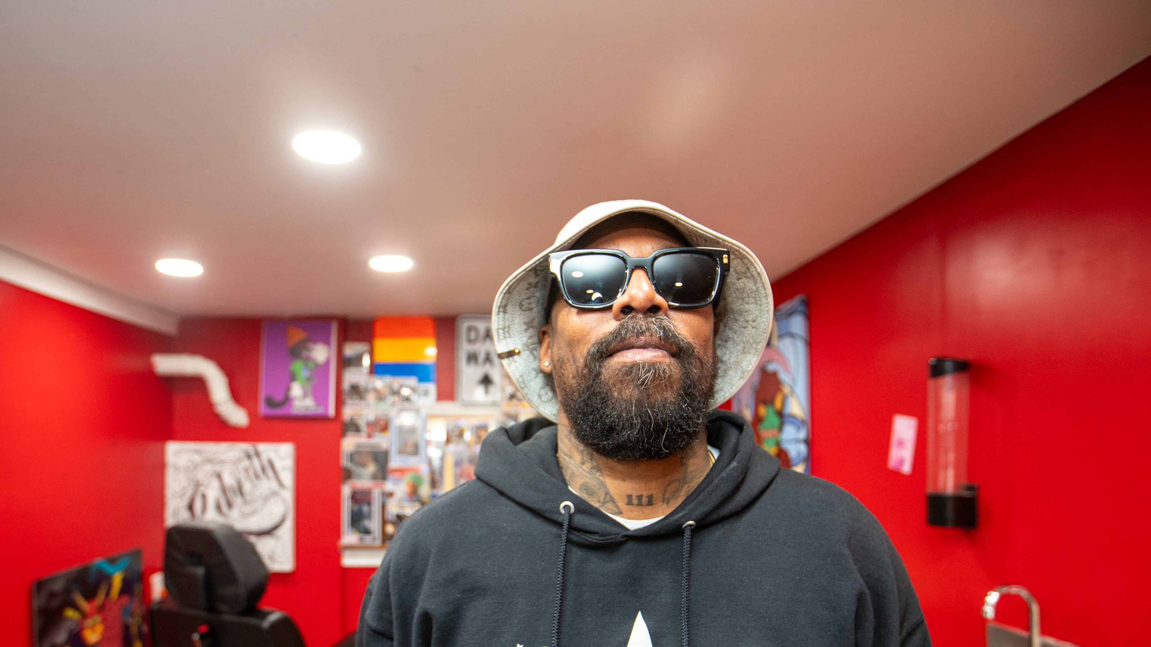 Miya Bailey, founder of City of Ink, said the fight to keep his business open is about more than tattoos. “If Atlanta really values its art community, now’s the time to prove it,” he says. (Jenni Girtman for the AJC 2024)