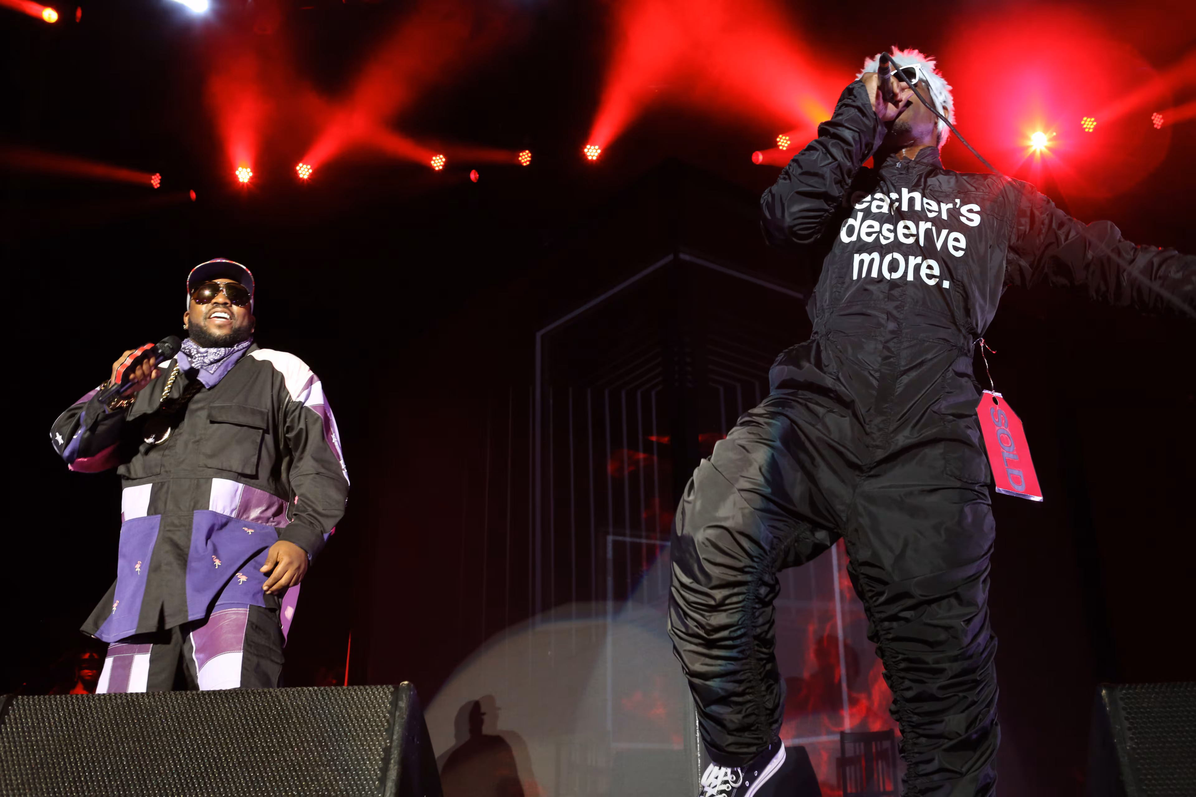 Outkast performs in Centennial Olympic Park in 2014. (Robb D. Cohen/robbsphotos.com)