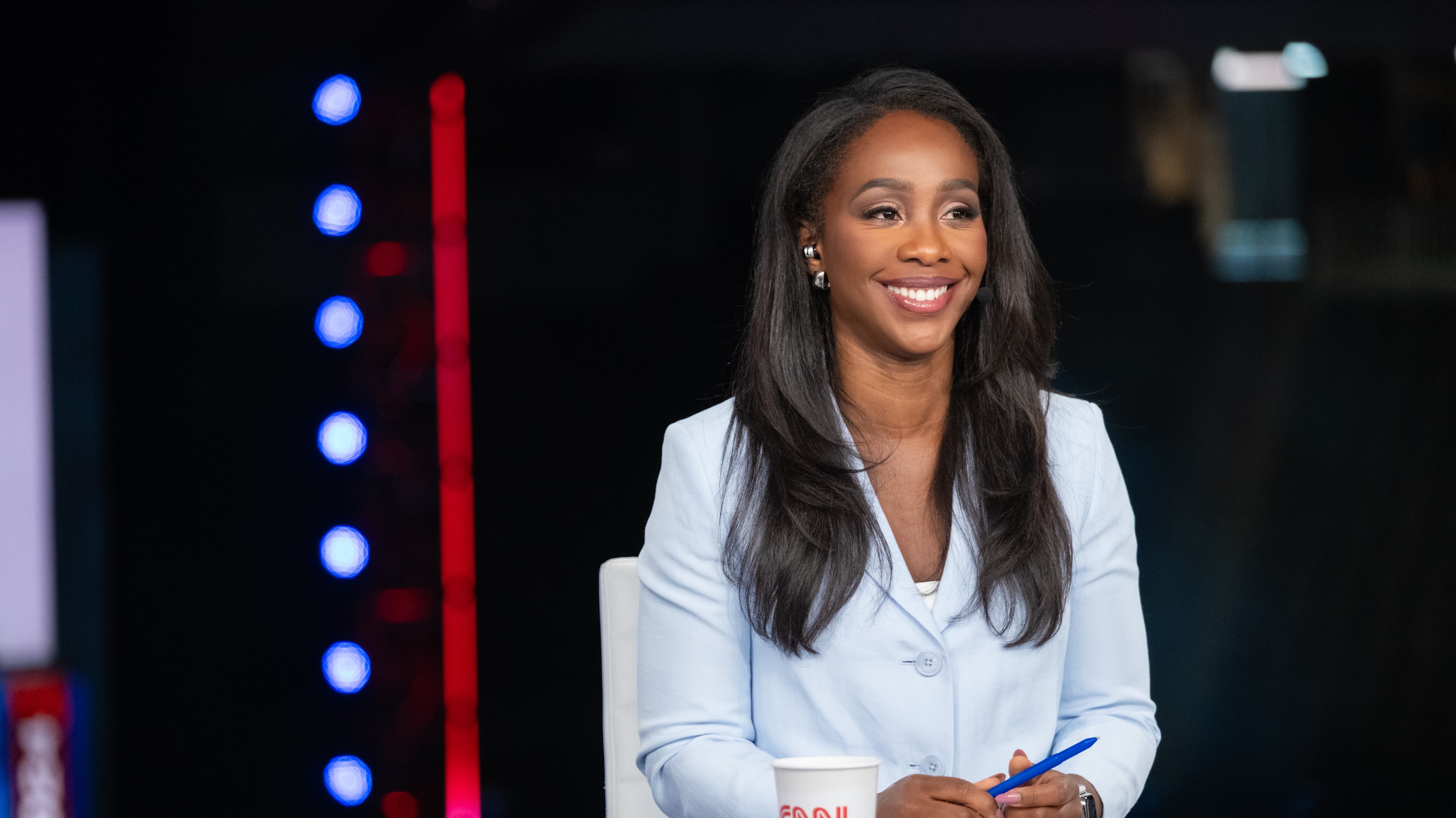 Abby Phillip (seen here at the 2024 Republican National Convention) has written a new book about Jesse Jackson's two presidential political campaigns in the 1980s, and their lasting impact on the Democratic Party. (Courtesy of CNN)