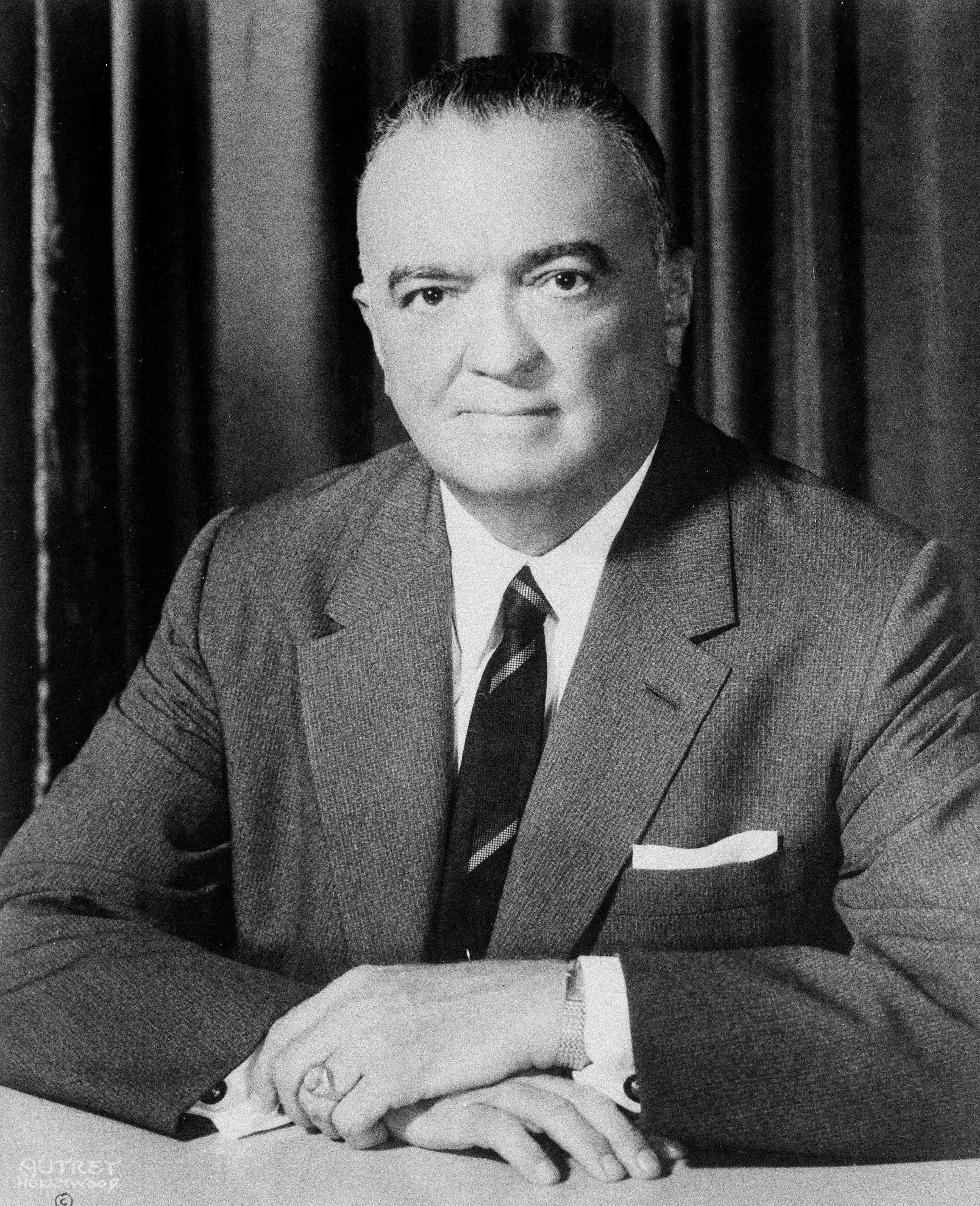 Former FBI Director J. Edgar Hoover poses for his portrait in this undated photo. (AP)
