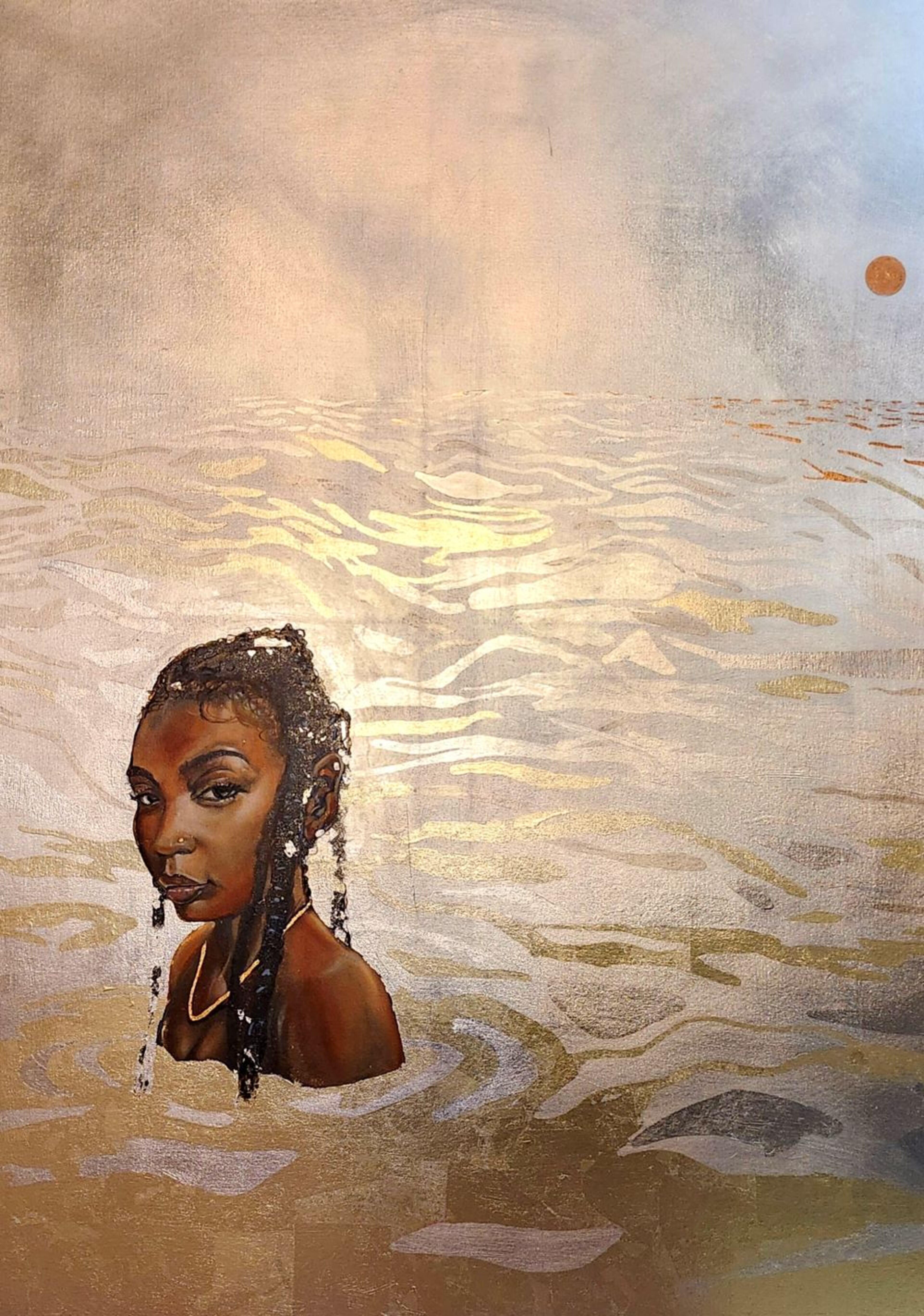 'All I Ask of You' was created with oil, silver and gold.