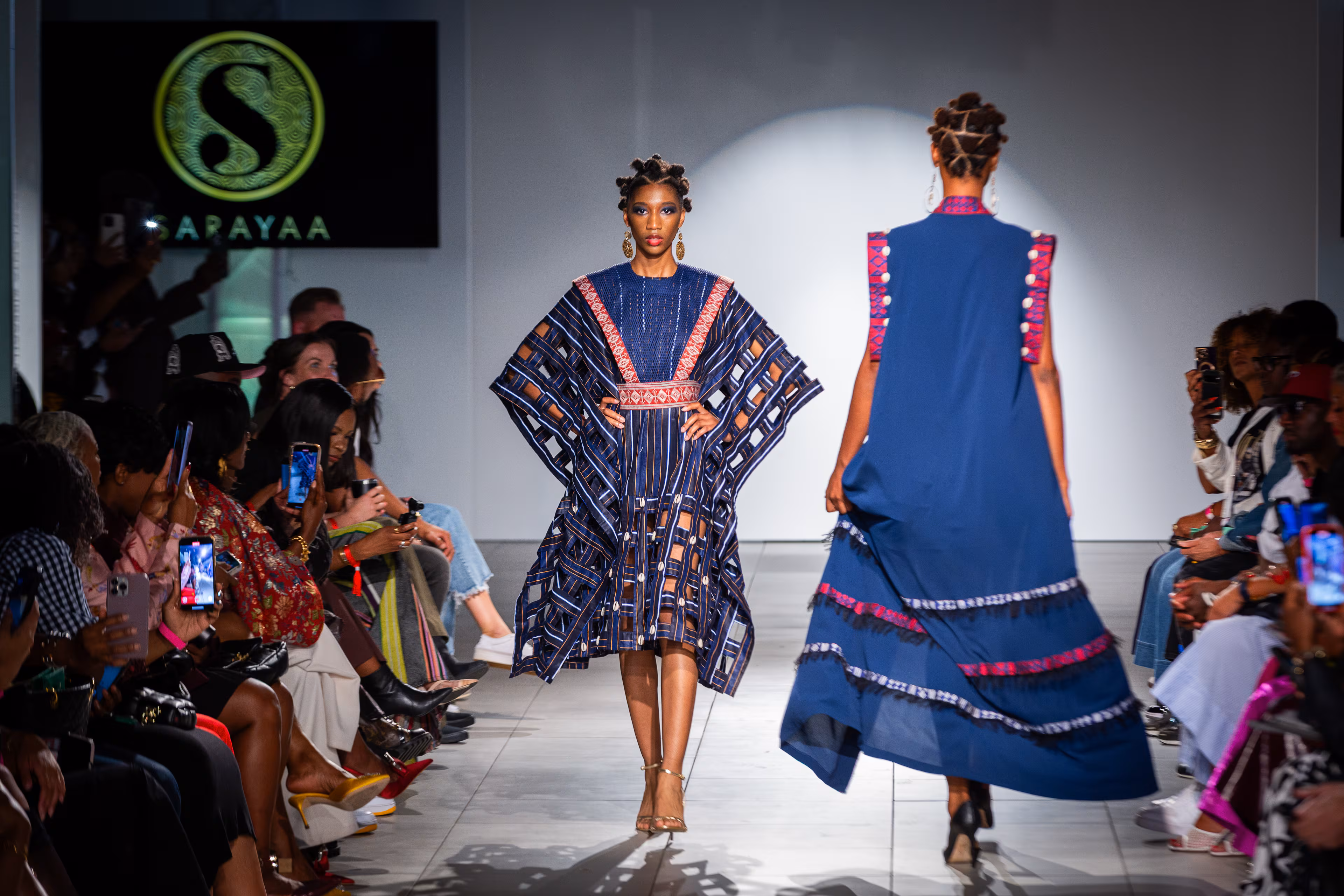 SARAYAA designs on the runway at Atlantic Station on Saturday, October 4, 2025. (Courtesy of SRJ Photography)