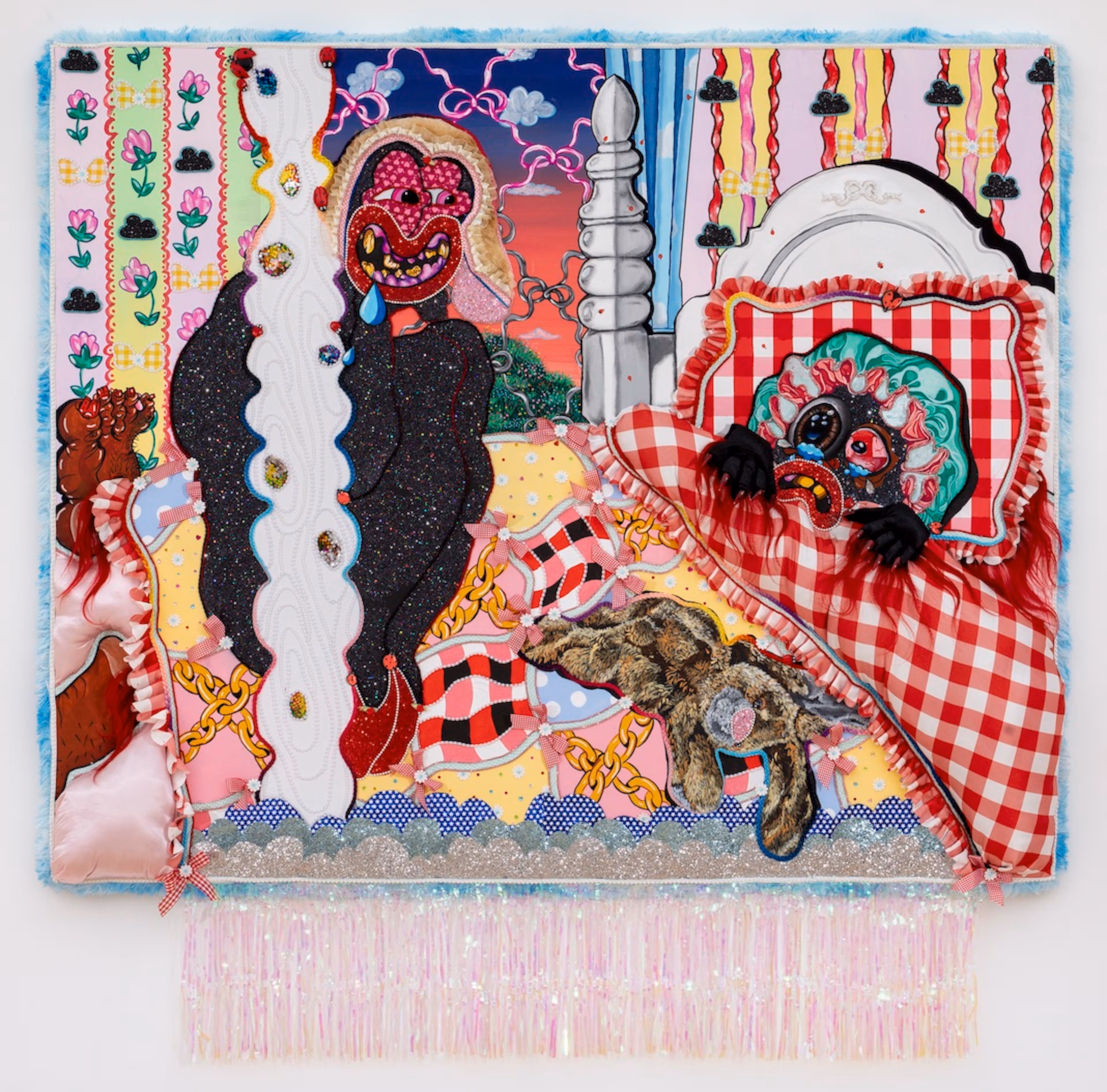 "Bed Bugs Bite," (2024) by Hudgens prize-winning artist Victoria Dugger. (Courtesy of Sargent's Daughters)