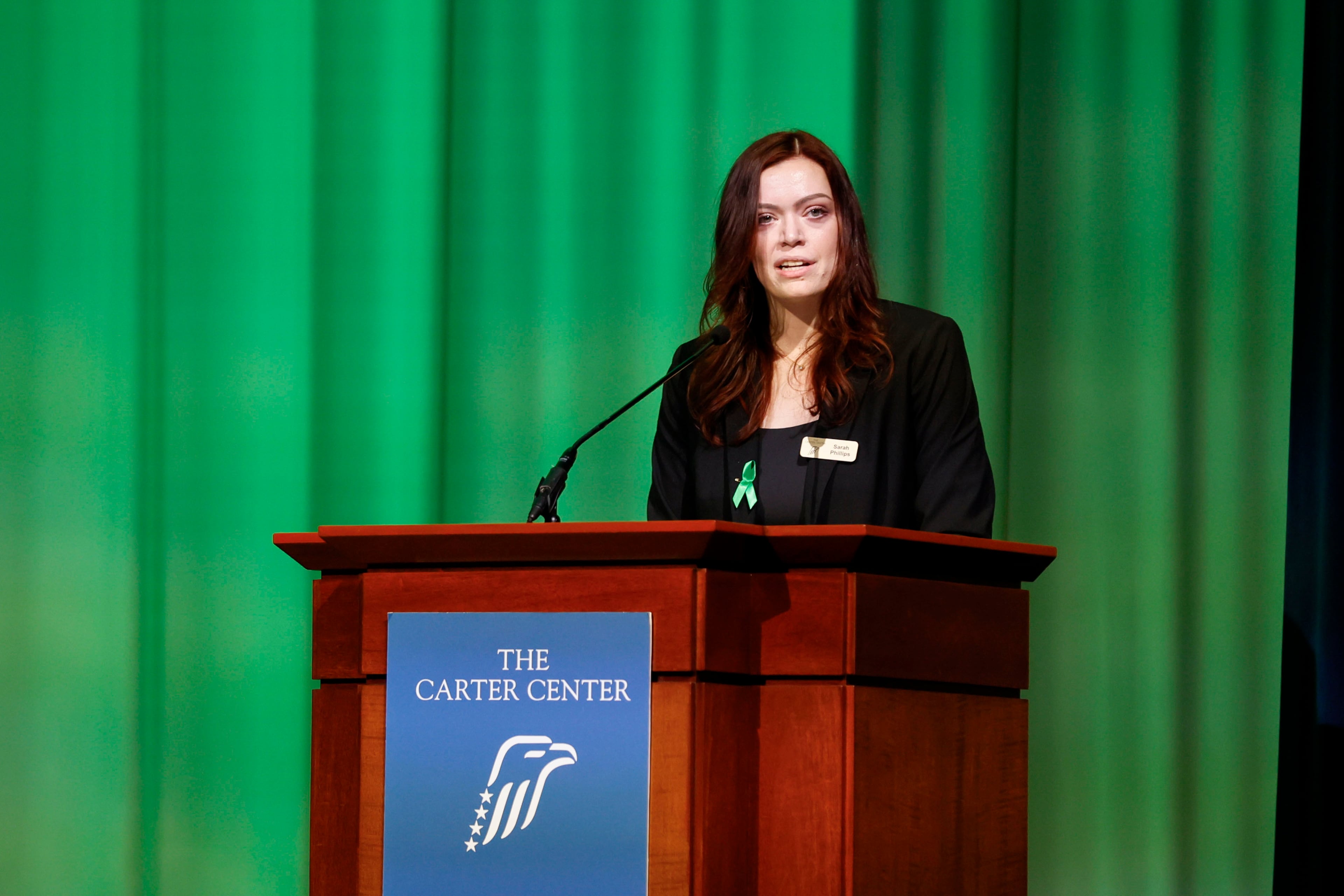 “I think that we are in a good place where we have a legislature who has demonstrated that they’re prioritizing mental health and access to care regardless of partisan identity,” said Sarah Phillips, associate director of mental health programs at the Carter Center. (Miguel Martinez/AJC)