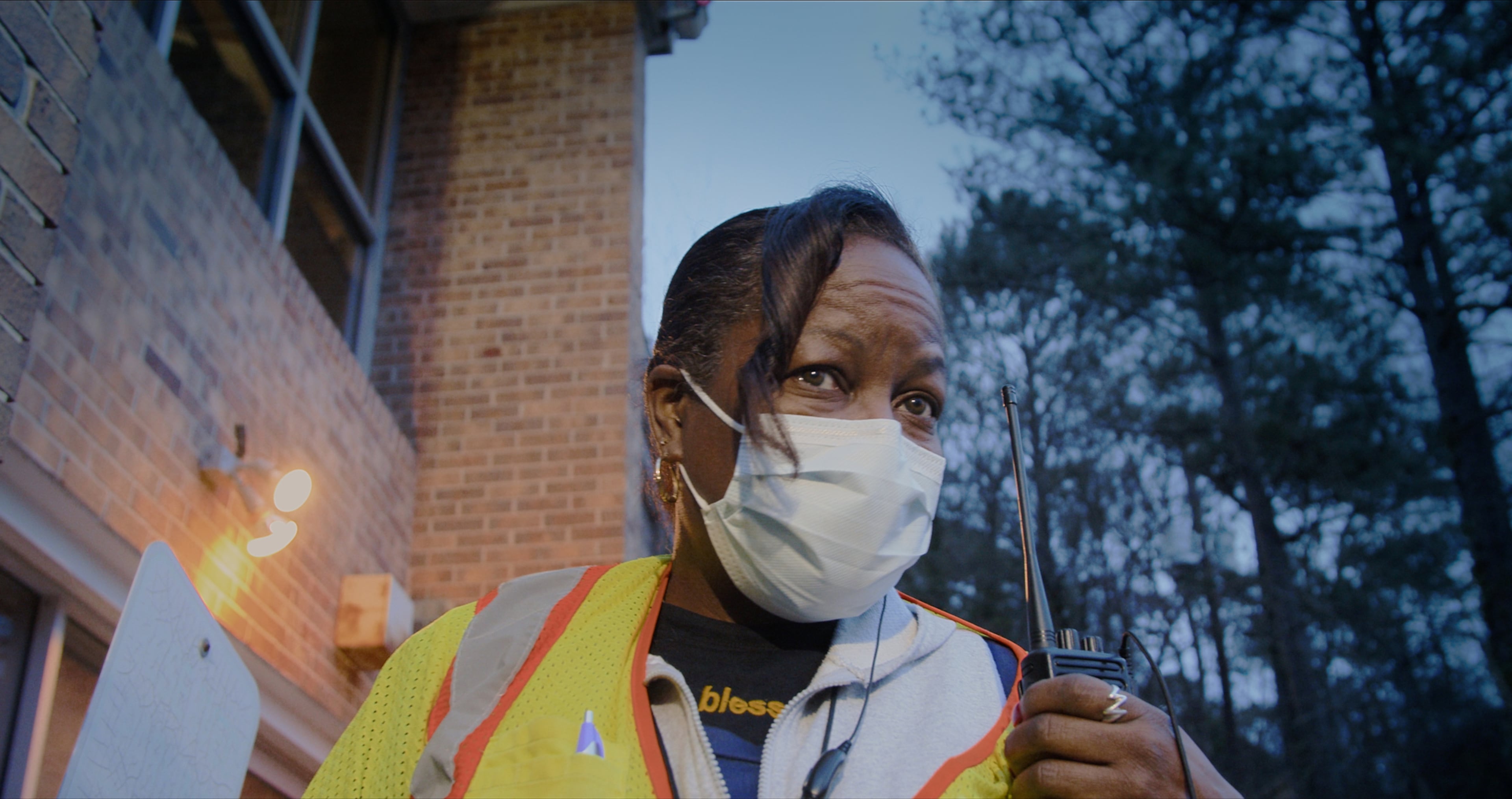 Head of security for Atlanta abortion and health care clinic in "The Devil Is Busy." (Courtesy of HBO)