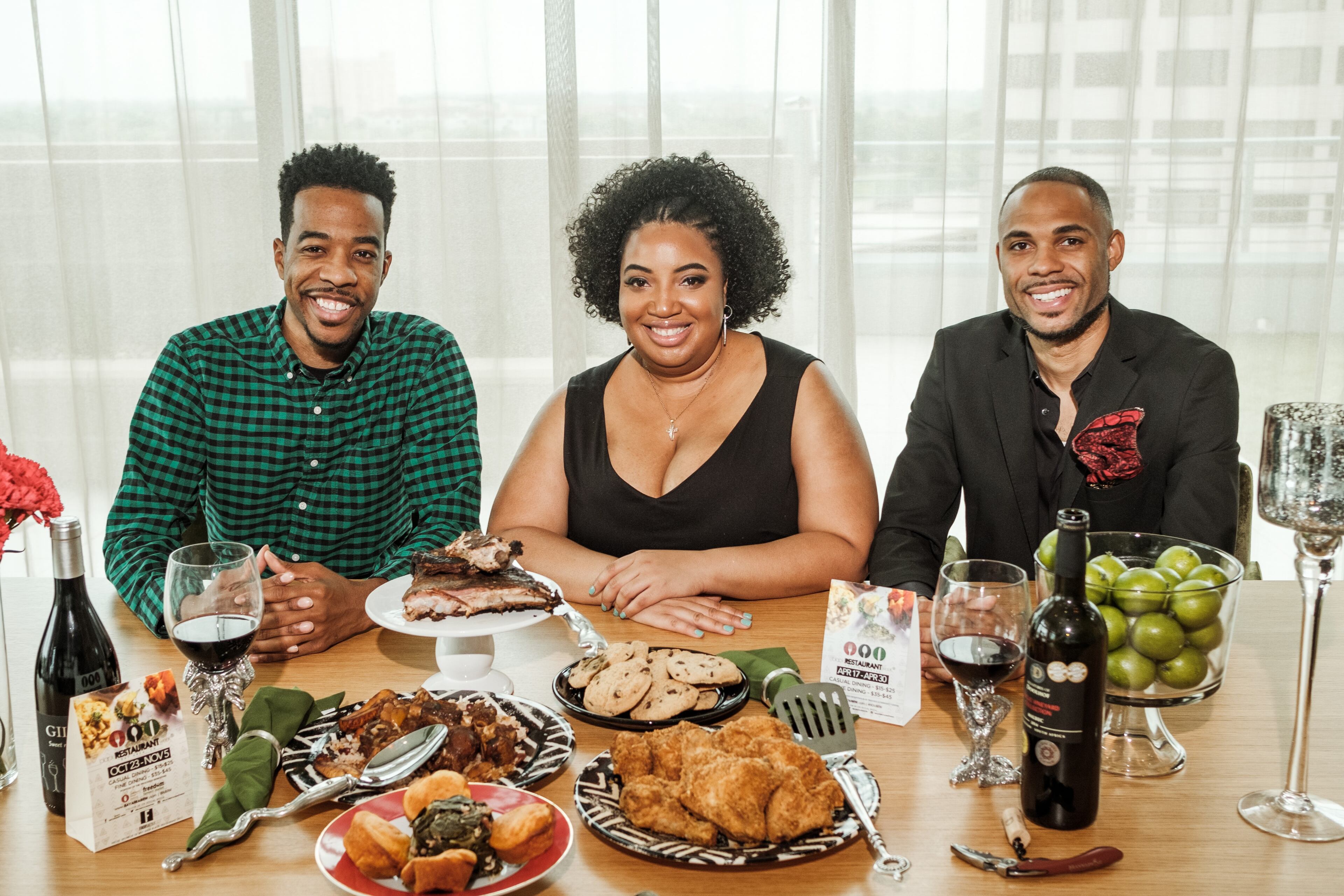 Black Restaurant Week founders (from left) Derek Robinson, Falayn Ferrell and Warren Luckett, who said of the event: "New American isn’t new to us, so we must (make efforts) that showcase and celebrate the type of food that we have to offer." (Courtesy of Black Restaurant Week)
