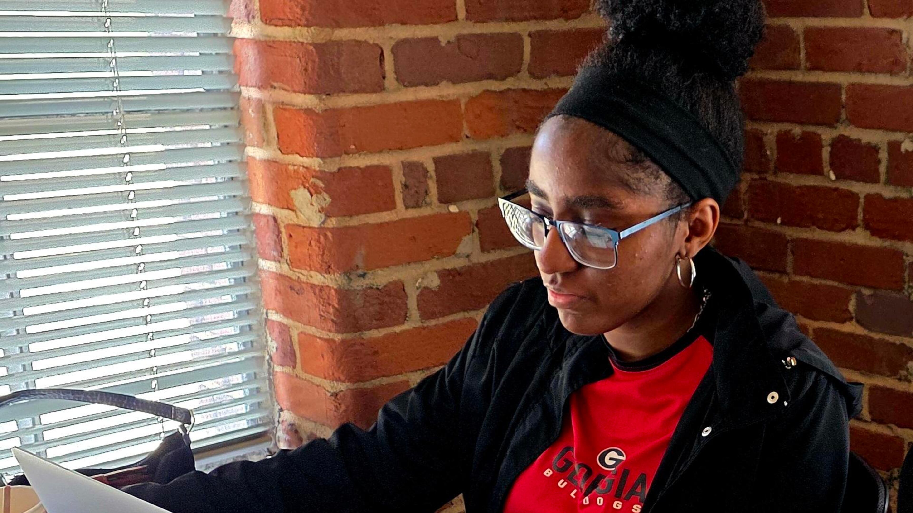 The Strive Atlanta program has helped Markia Williams earn skills and find a job as a forklift operator after she struggled to figure out what to do after graduating high school. The job will help her pay to attend a technical school with the goal of becoming an anesthesiologist. (Courtesy of Strive Atlanta)