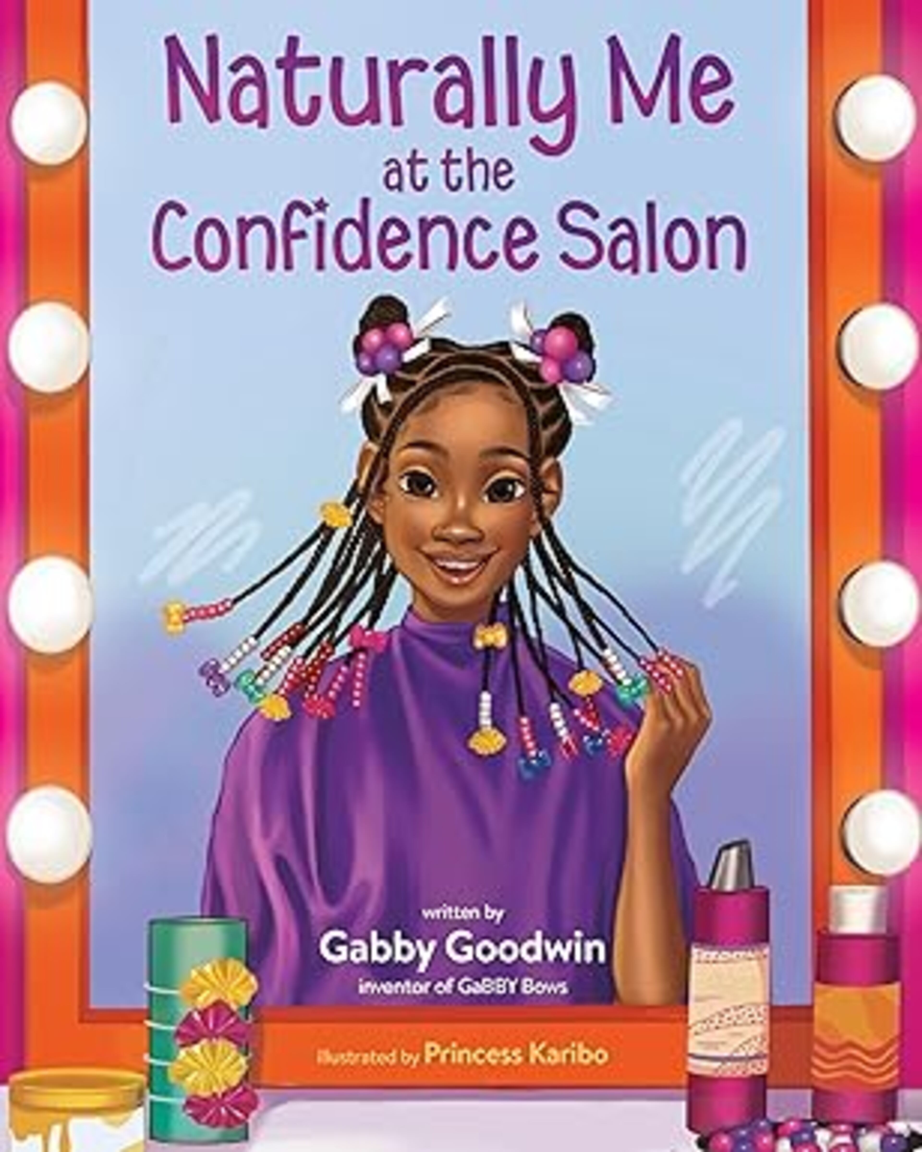Cover art for "Naturally Me at the Confidence Salon" by Gabby Godwin.
