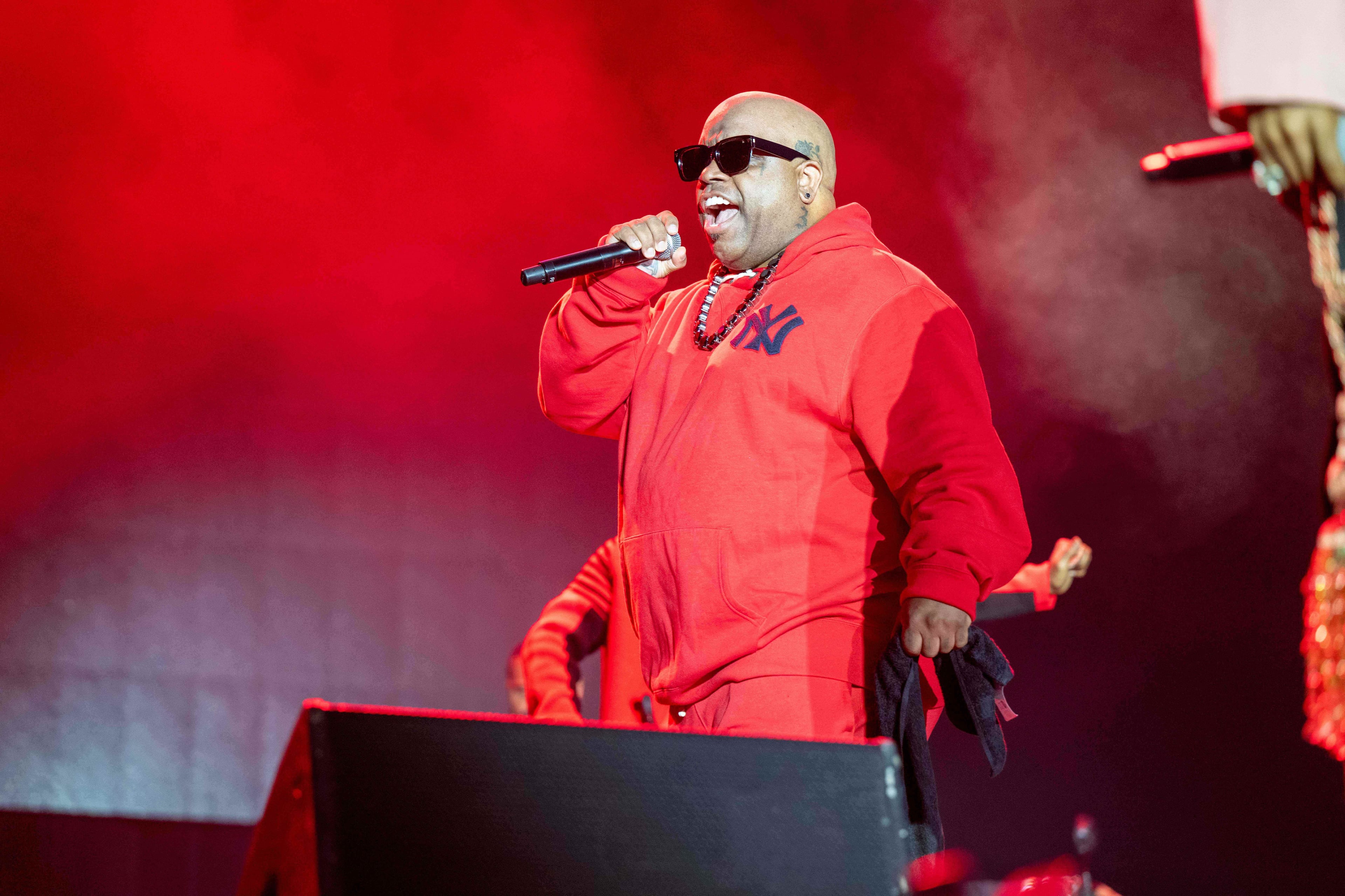 CeeLo Green performs during the Dungeon Family Reunion at One Musicfest on Saturday, Oct. 25, 2025, at Piedmont Park in Atlanta. (Paul R. Giunta/AP)