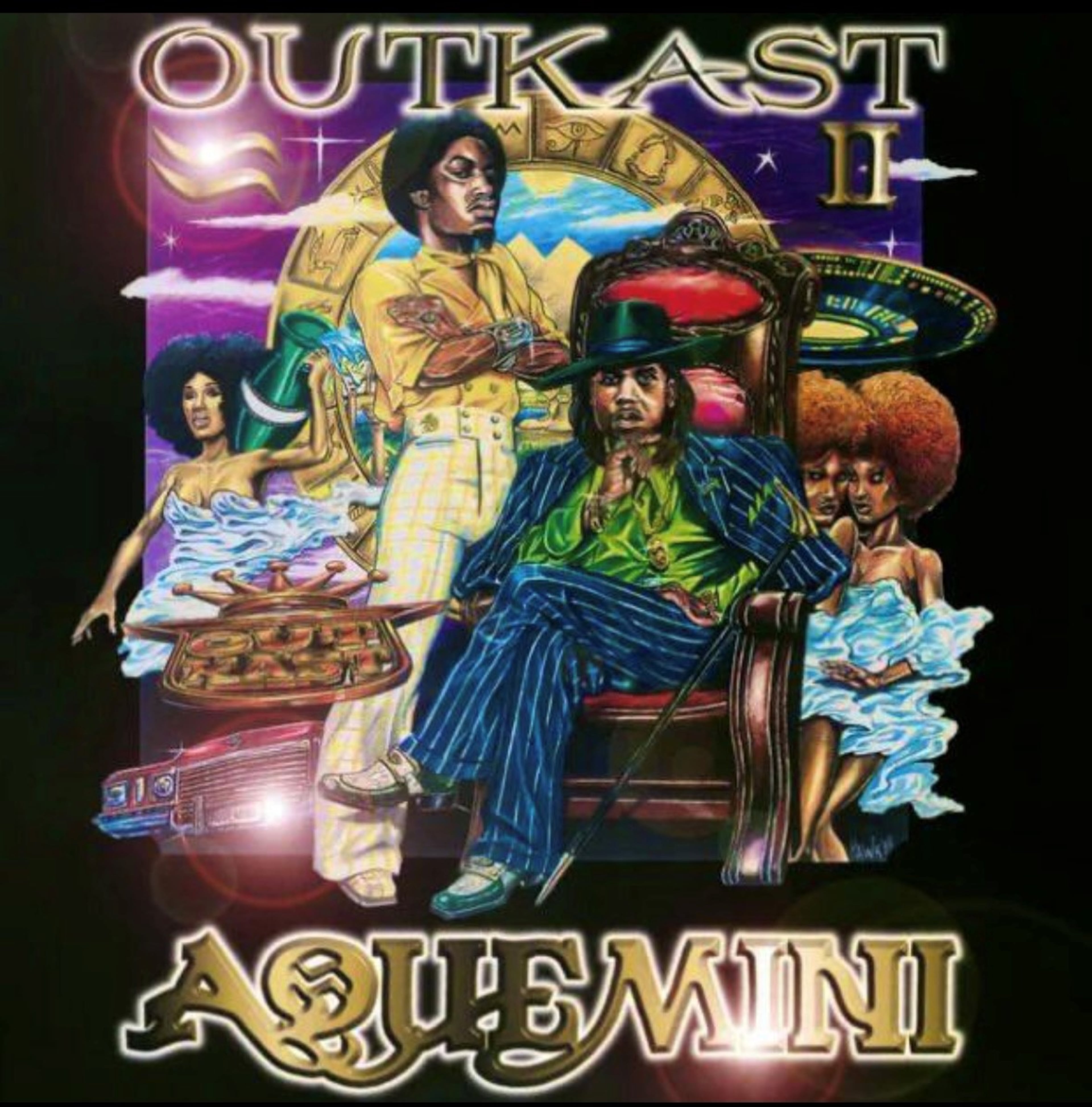 The title of the third studio album combines the Zodiac signs of Big Boi and Andre 3000, Aquarius and Gemini. The musical direction expands on sci-fi themes while incorporating an eclectic mix of live instrumentation and catchy urban narratives.