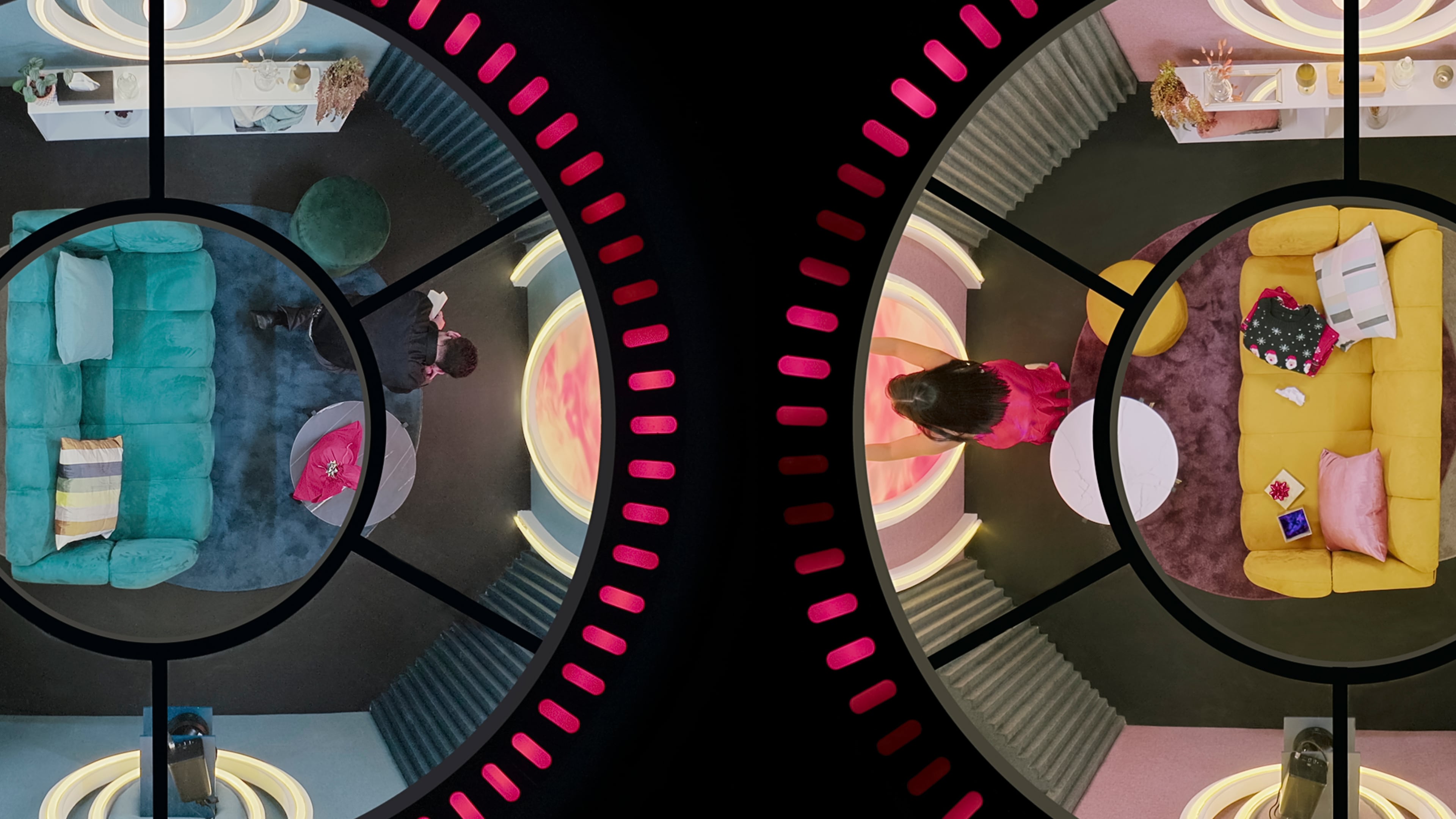 On "Love is Blind," singles try to find a match and fall in love without ever seeing one another face to face. (Netflix via AP)