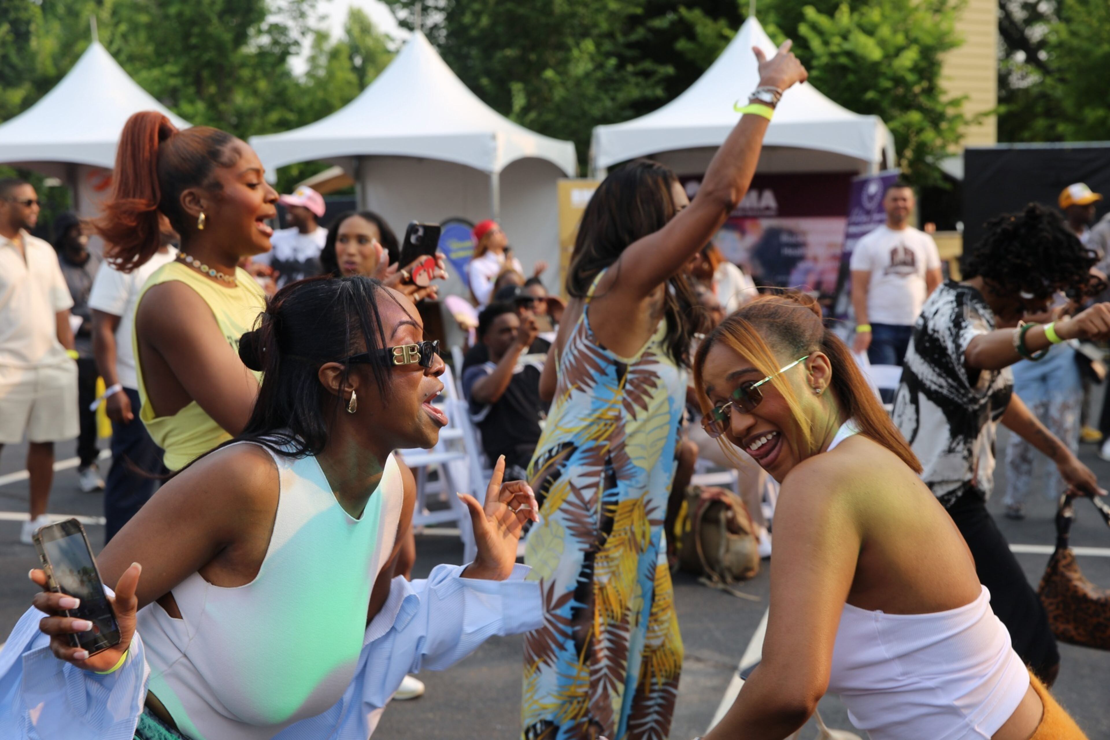 Blavity Inc. hosted its annual Blavity Fest for the first time in Atlanta on May 31 and June 1 on Lee Street. The event celebrated Black empowerment in entrepreneurship, media, entertainment and music. Blavity Fest featured panel discussions with prominent Black leaders from across America, along with live performances by Akeem Ali and 2 Chainz that garnered a crowd of hundreds. (Zaire Breedlove/AJC)