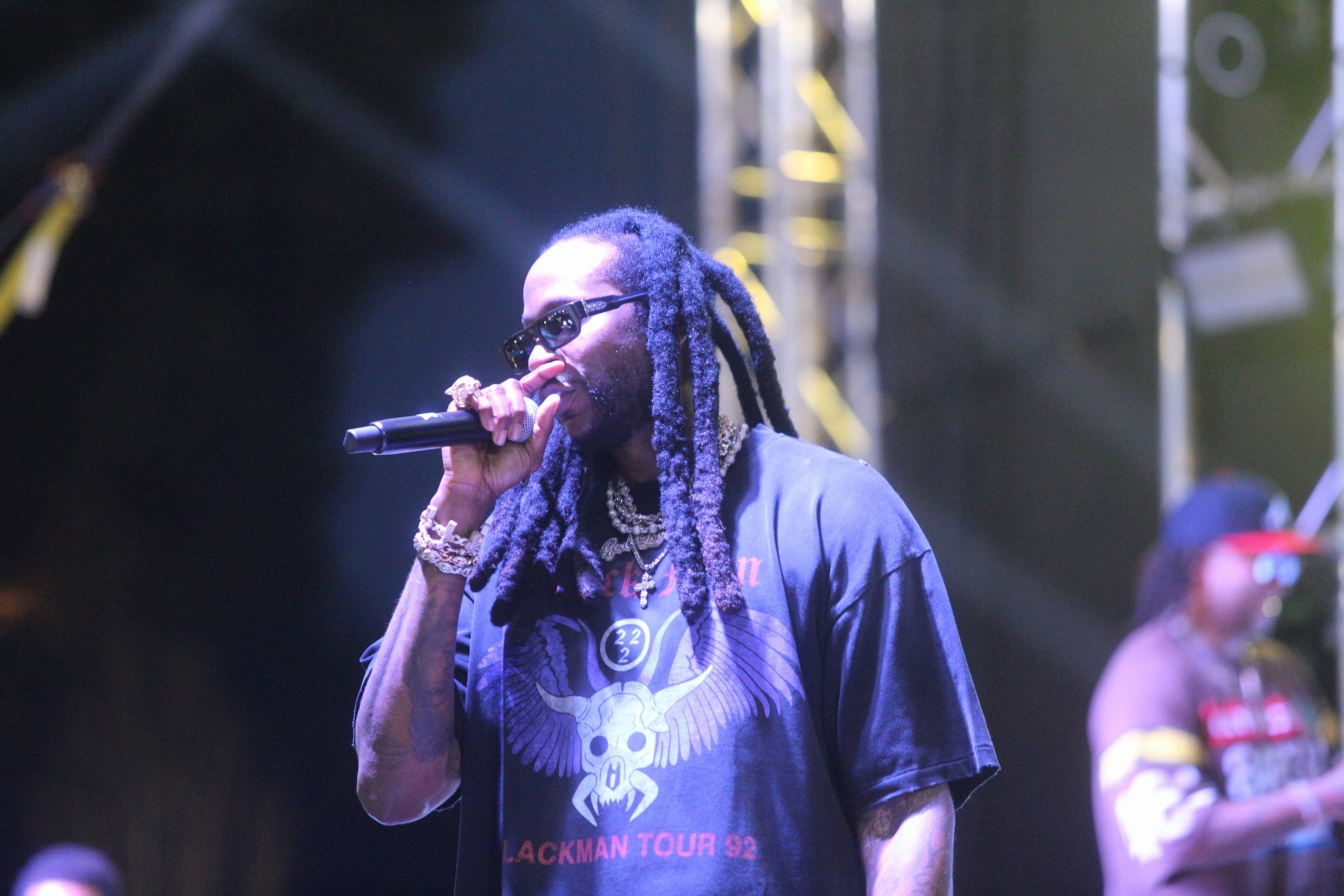 The two-day festival celebrated Black empowerment across entrepreneurship, media, entertainment and music, featuring panels, art galleries and live performances by Akeem Ali and 2 Chainz (above). (Zaire Breedlove/AJC)