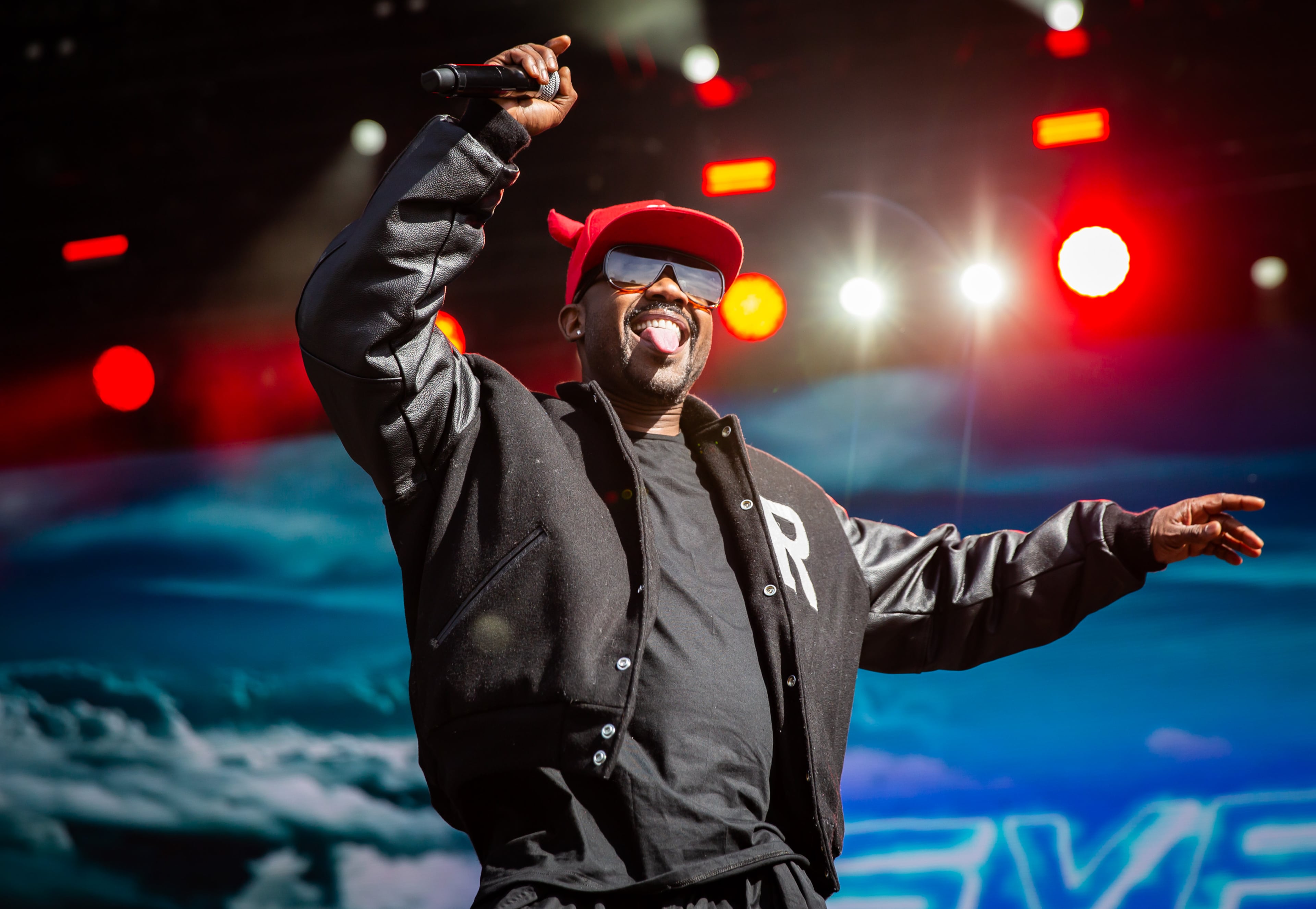 R&B 2000, featuring RSVP, plays an early set of slow jams by members Ray J (pictured), Sammie, Bobby V and Pleasure P at One Musicfest on Saturday, Oct. 25, 2025, at Piedmont Park in Atlanta. (Ryan Fleisher for the AJC)