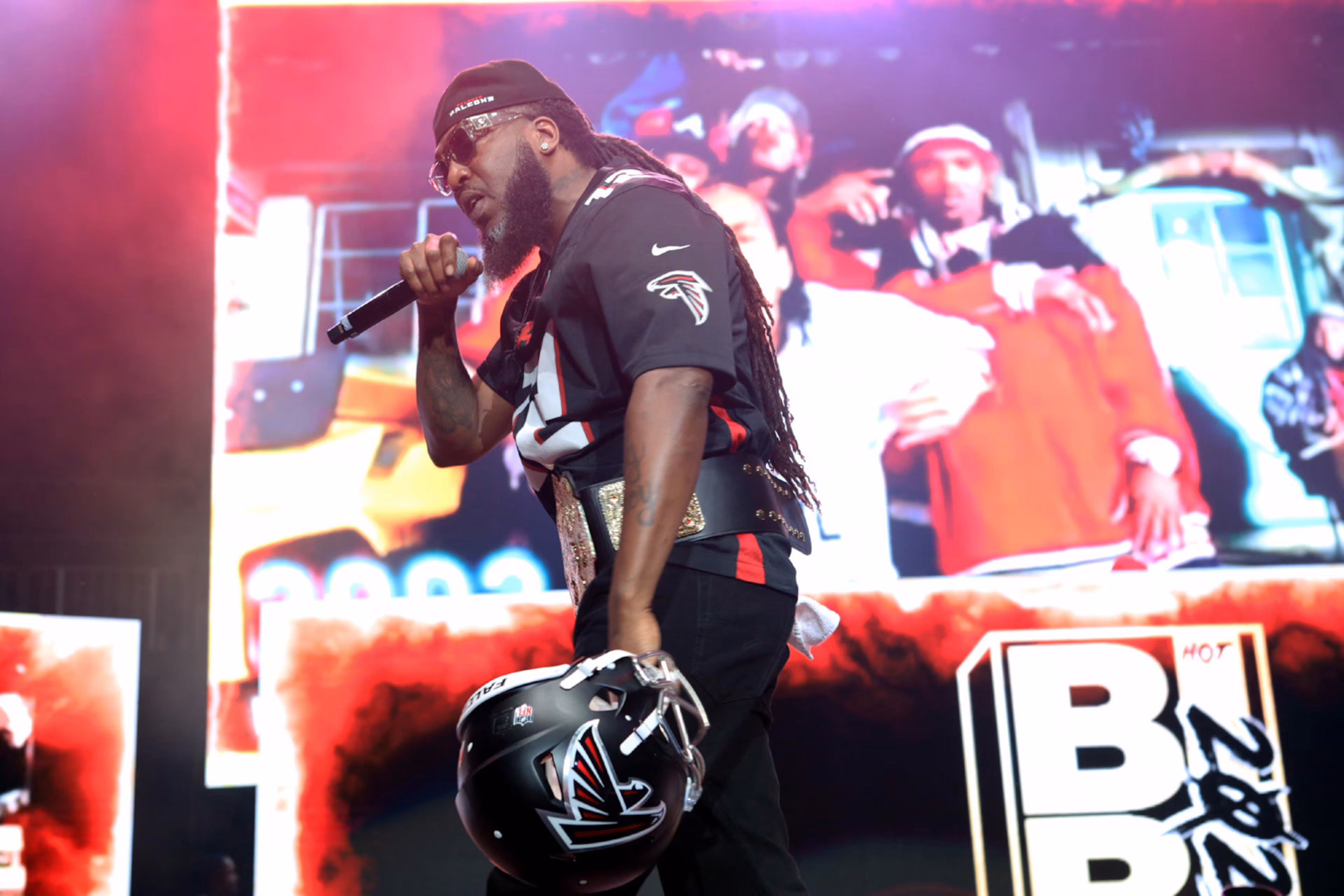 Pastor Troy at the annual Hot 107.9 Birthday Bash ATL on Saturday, June 17, 2023, at State Farm Arena. (Robb Cohen for the Atlanta Journal-Constitution)