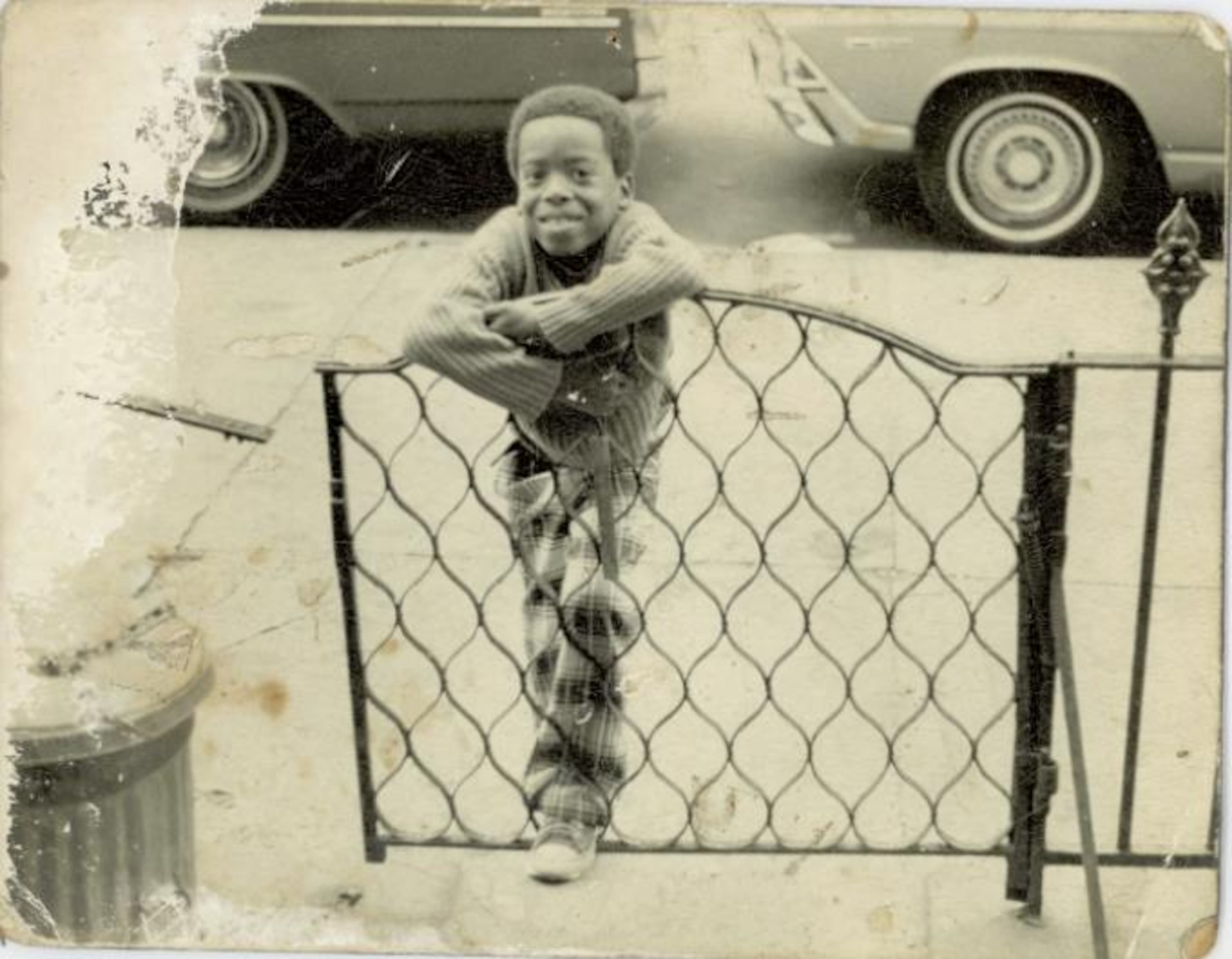 AJC reporter Ernie Suggs, circa 1973, on St. Marks Avenue in the Prospect Heights section of Brooklyn, about two miles from where the fictional Huxtable family lived in "The Cosby Show." (Courtesy of Ernie Suggs)