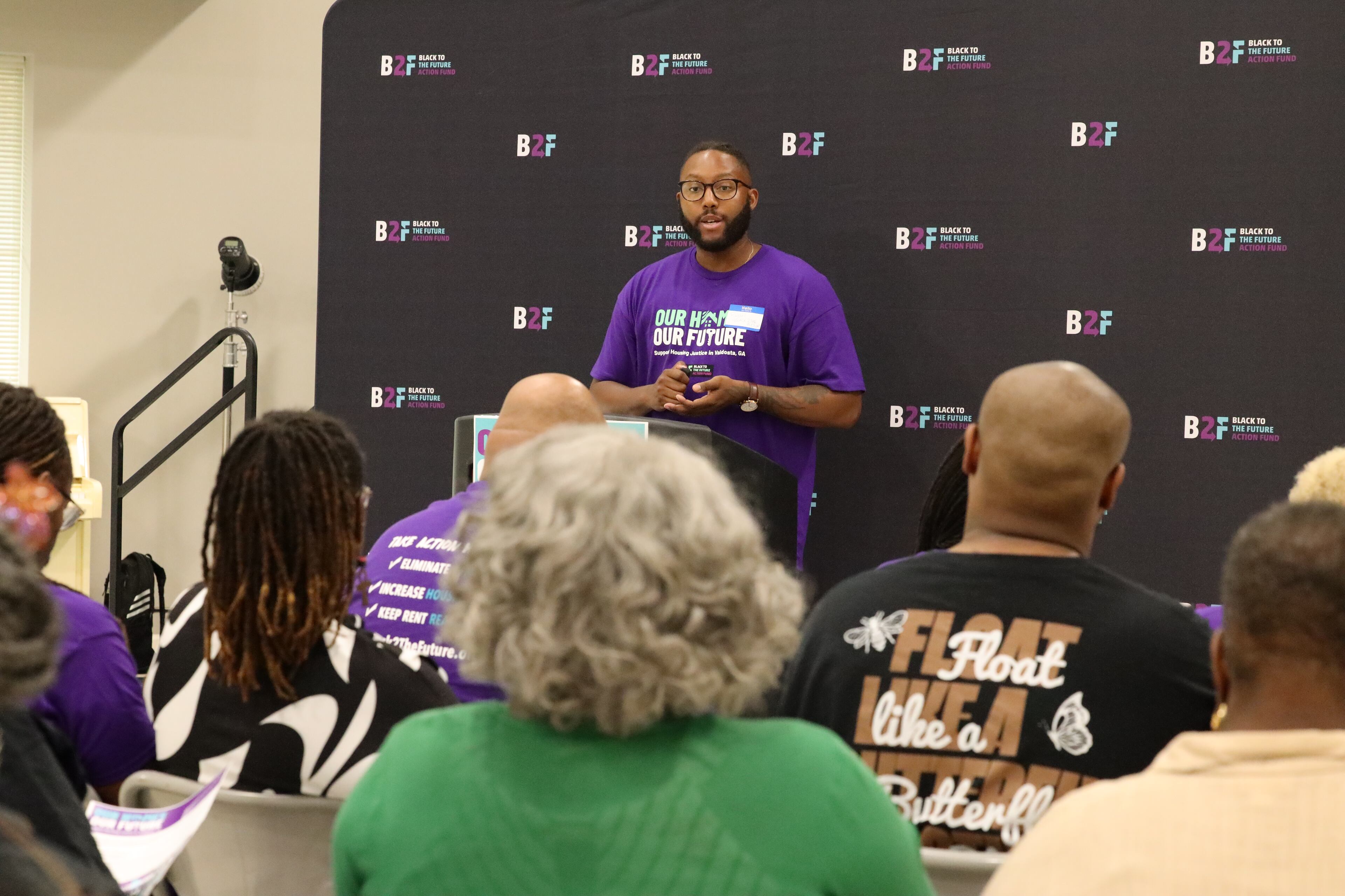 Black to the Future Action Fund "Our Homes, Our Future" event. (Courtesy of Black to the Future Action)