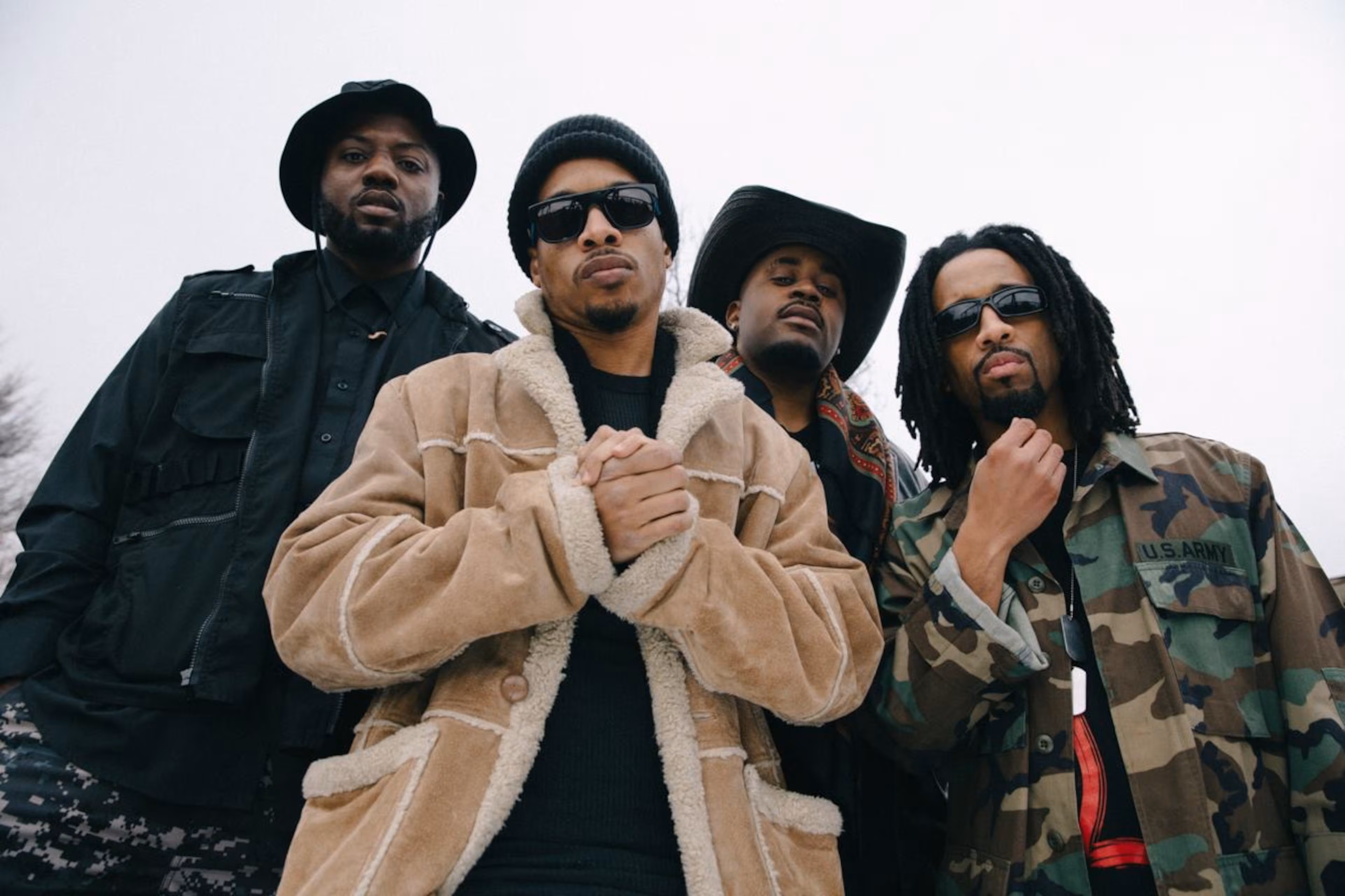 Nappy Roots emcees, Fish Scales, Skinny DeVille, B. Stille and Ron Clutch. (Courtesy of Melissa Ruggieri)