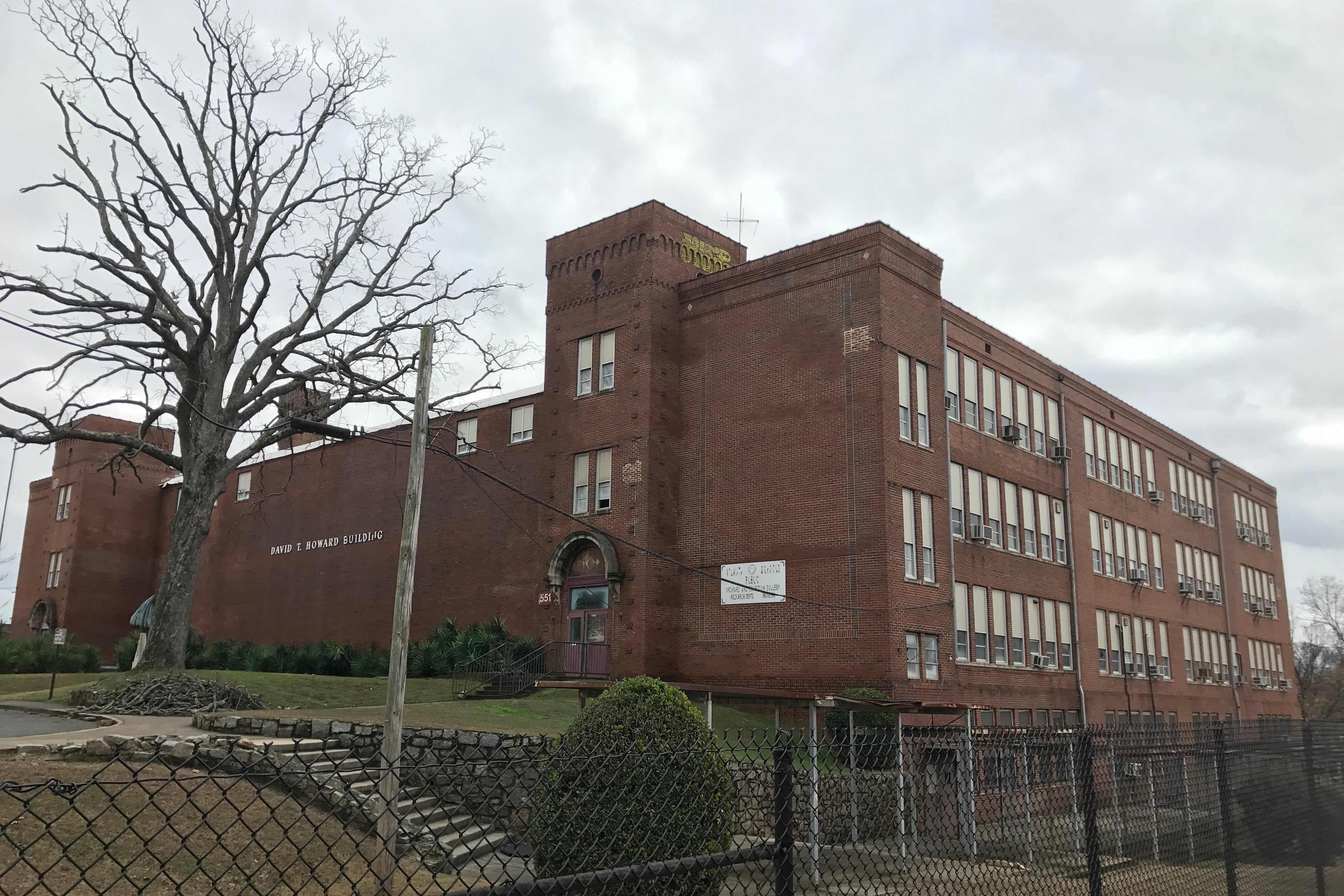 Many famous Atlantans attended school in the building in Atlanta's Old Fourth Ward. It served as an elementary school and later as David T. Howard High School before closing in 1976. (AJC 2018)