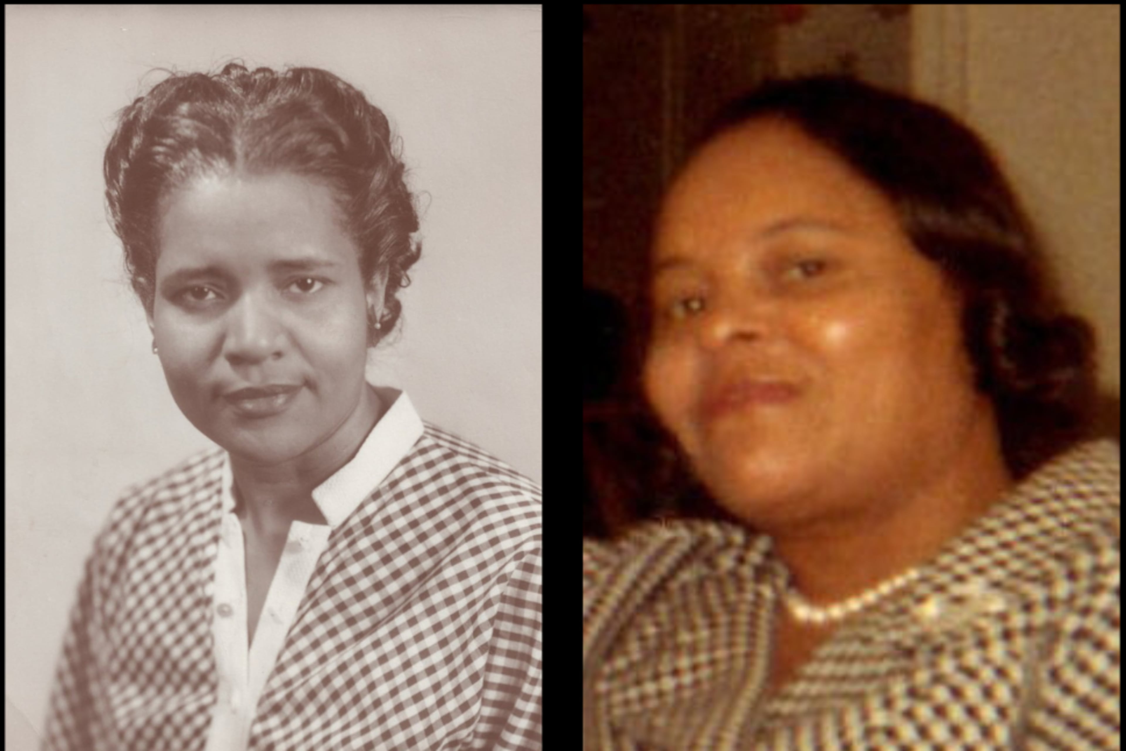 Gladys Rogers Hilton (left) and Willie Mae Satterfield are cousins and founders of the Cloud-Travis family reunion. (Courtesy of Ken Oglesby)