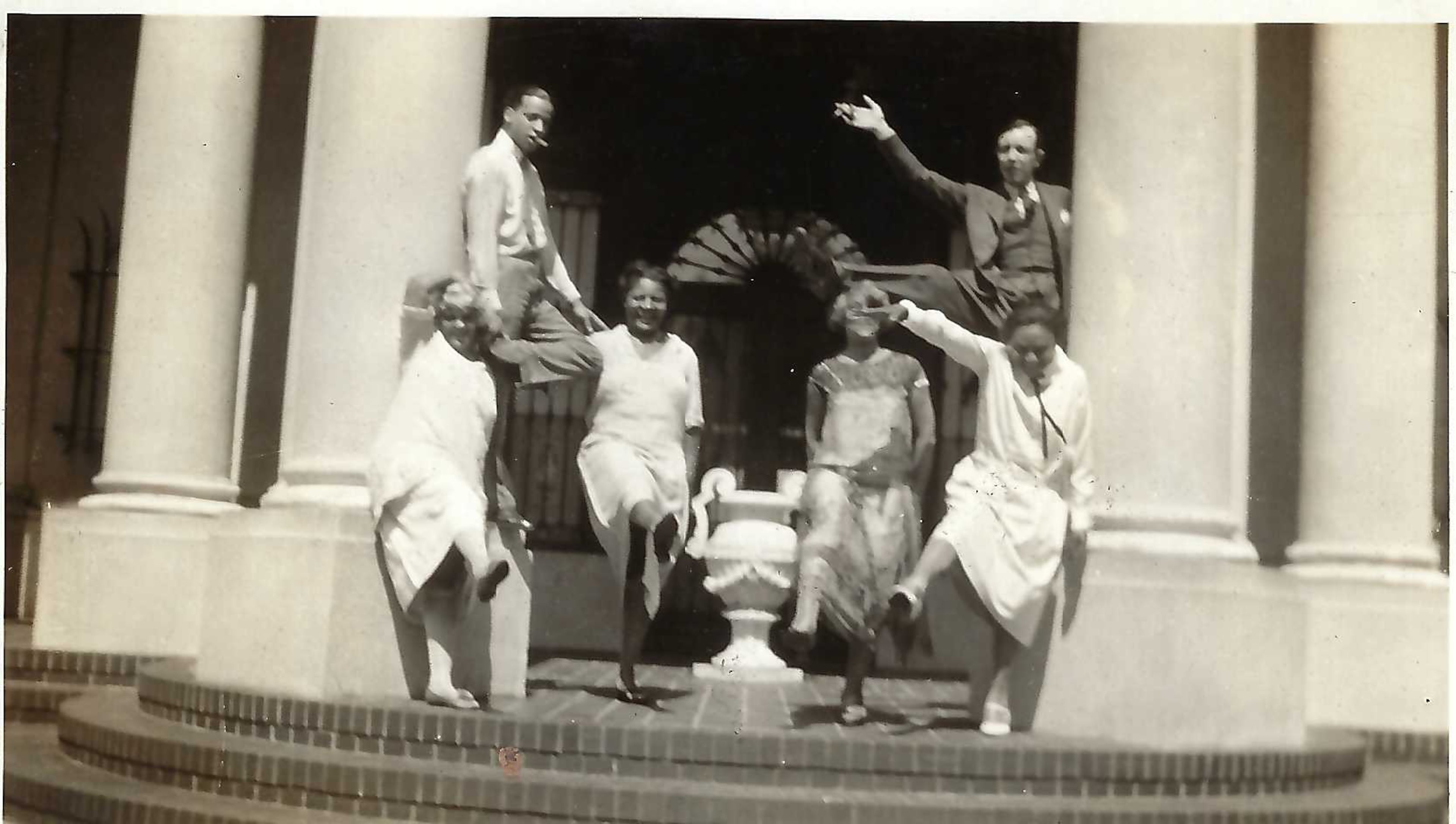 A'Lelia Walker (third from left) often hosted friends for long weekends at her Westchester County estate, Villa Lewaro. (Courtesy of A'Lelia Bundles from the Madam Walker Family archives)