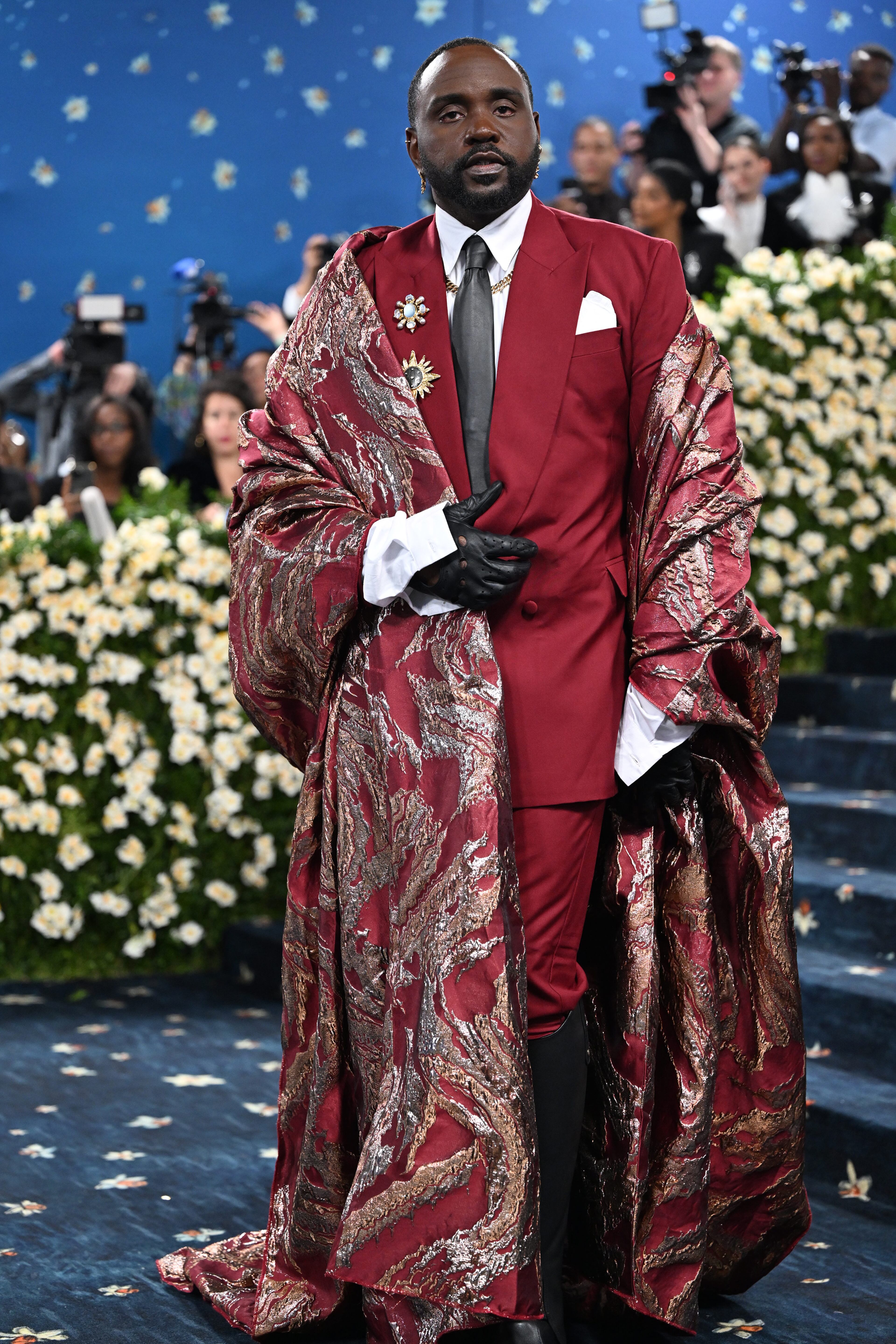 Brian Tyree Henry at the Metropolitan Museum of Art's Costume Institute benefit gala in New York, May 5, 2025. (Nina Westervelt/The New York Times)