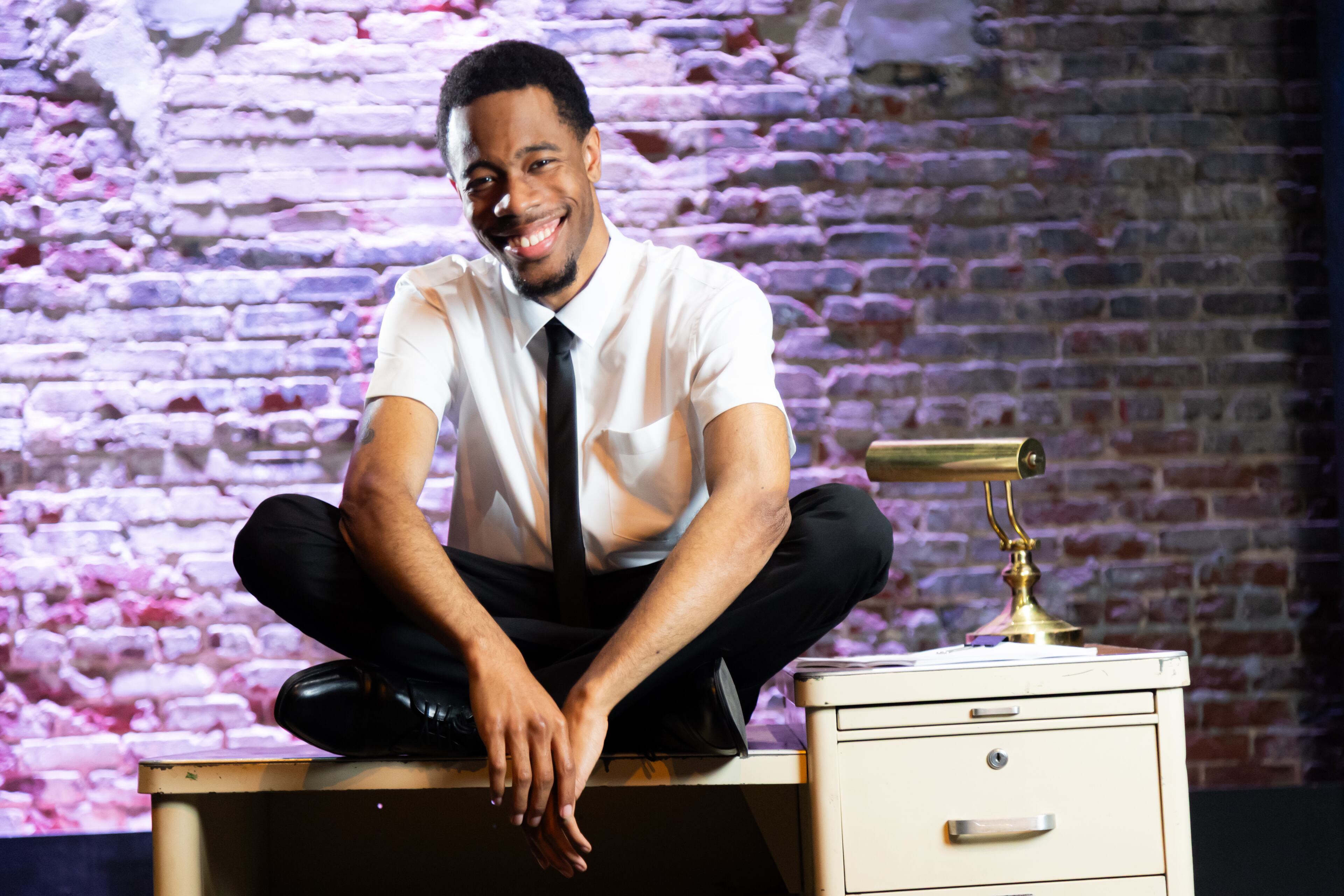Actor Michael Bahsil plays the titular character in "Young John Lewis," running through June 29 at Theatrical Outfit in Atlanta. (Casey G Ford/Access Atlanta)